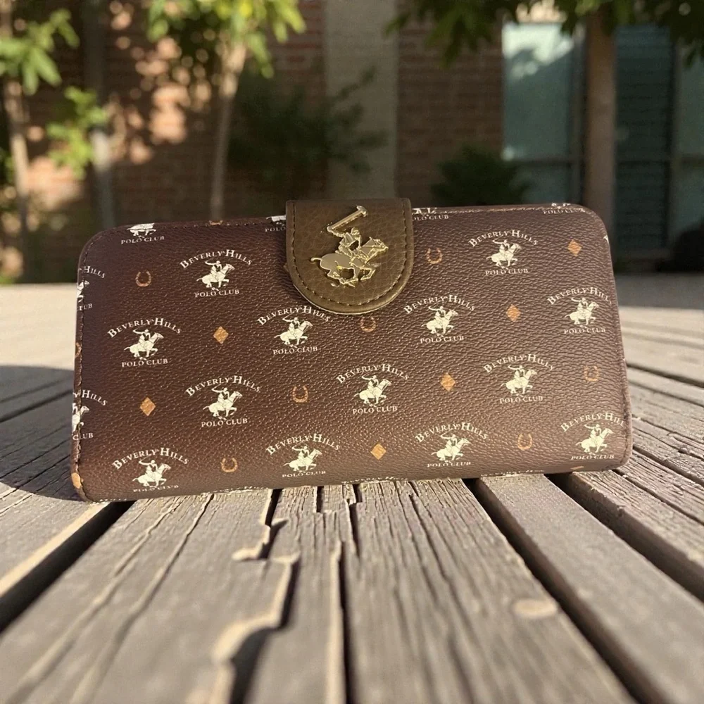 New with Tags Beverly Hills Polo Club Brown Wallet